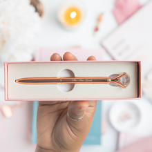 Load image into Gallery viewer, Diamond Rose Gold Pen
